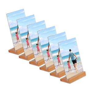 Odorless Tabletop Photo Frames A4 A5 A6 Transparent Picture Frame