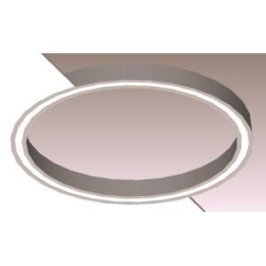 9331lm Round Linear Light 5000K-6500K Modern Linear Suspension Lighting