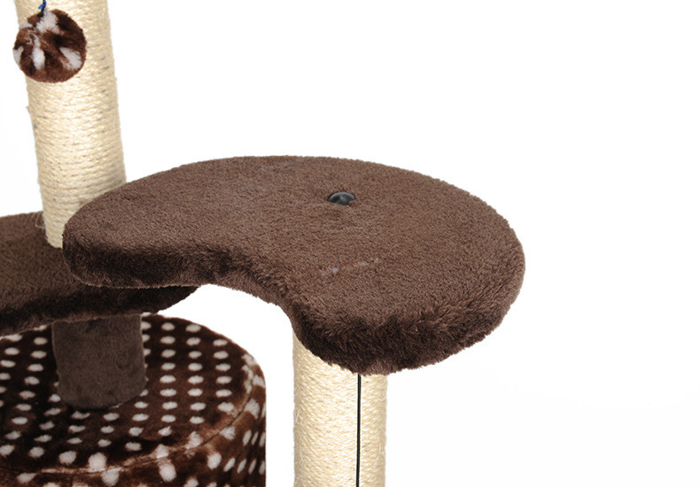 Weight 15kg Large Cat Scratching Post , Tall Cat Tree Nest Inside Diameter 23cm