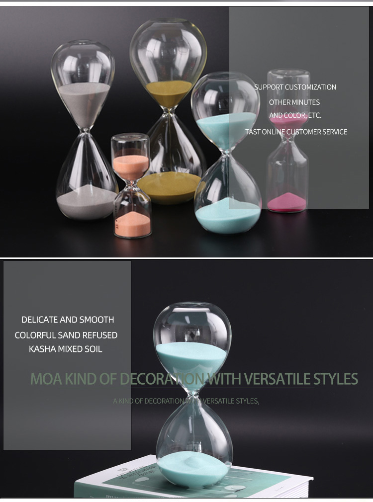 Sand Glass Timer Hourglass Blown Time Sand Clock For House Decoration