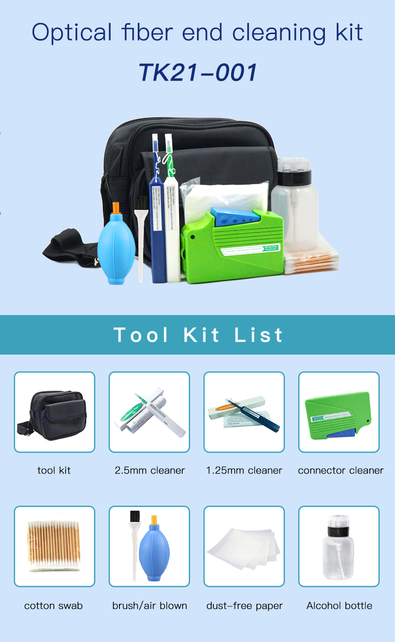 Customized FTTX Fiber Optic Cleaning Tools For Testing Network
