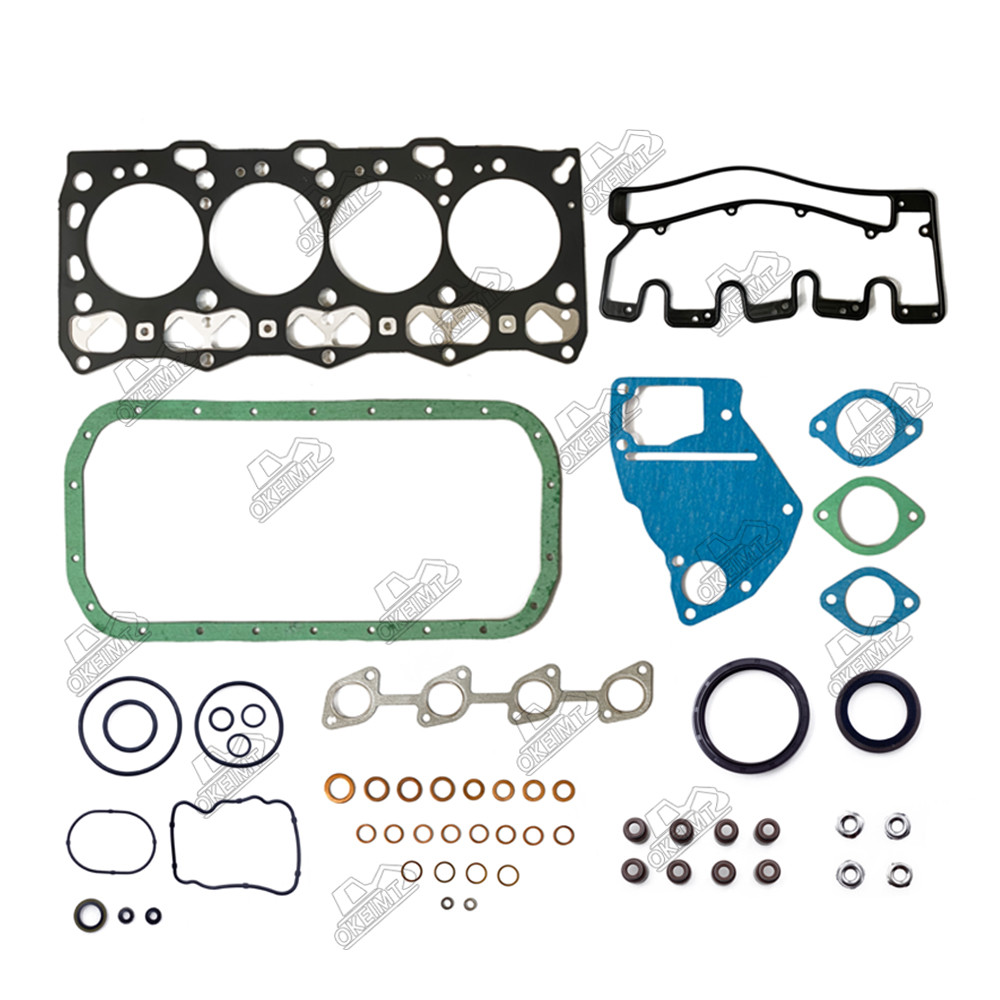 4LE1 Engine Head Full Gasket Set For Isuzu 4LE1 Hitachi JCB Excavator Gasket Kits