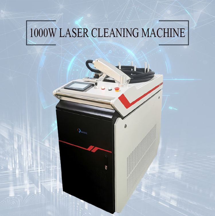 1000W CW Continuous Fiber Laser Cleaning Machine For Graffiti Oil Oxide Rust Removal