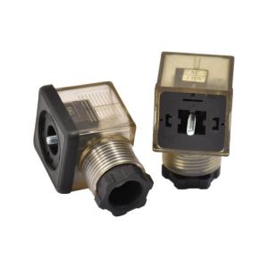 PA GF Solenoid Valve Waterproof Connector A B C Code Electric Plug DIN43650B TPU