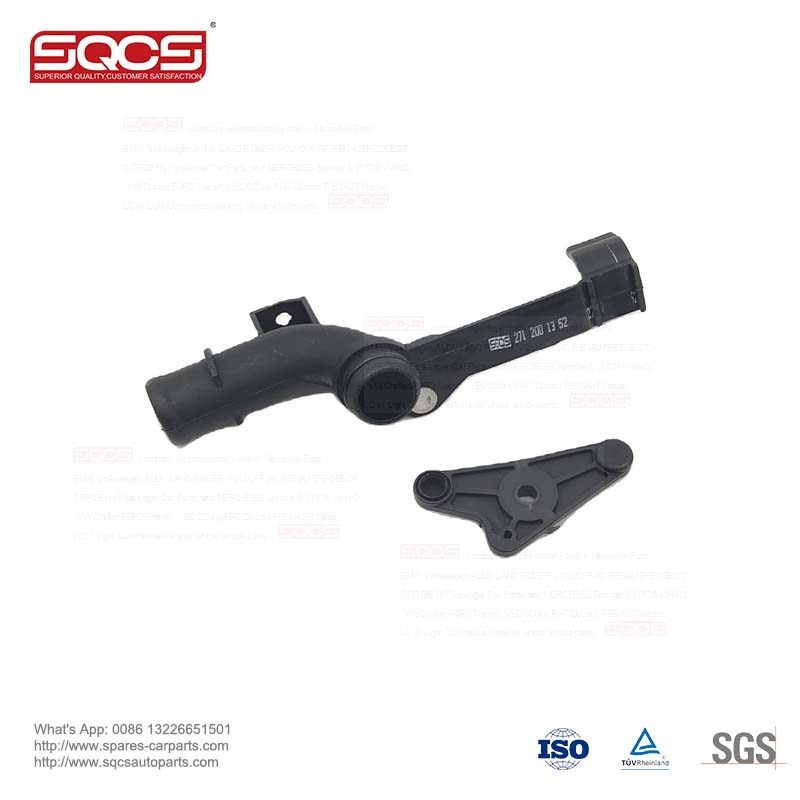 VOLVO Standard Coolant Pipe From Rubber Hoses OE 2712001352 for Mercedes W203 M271 C230 2002-2005 Year