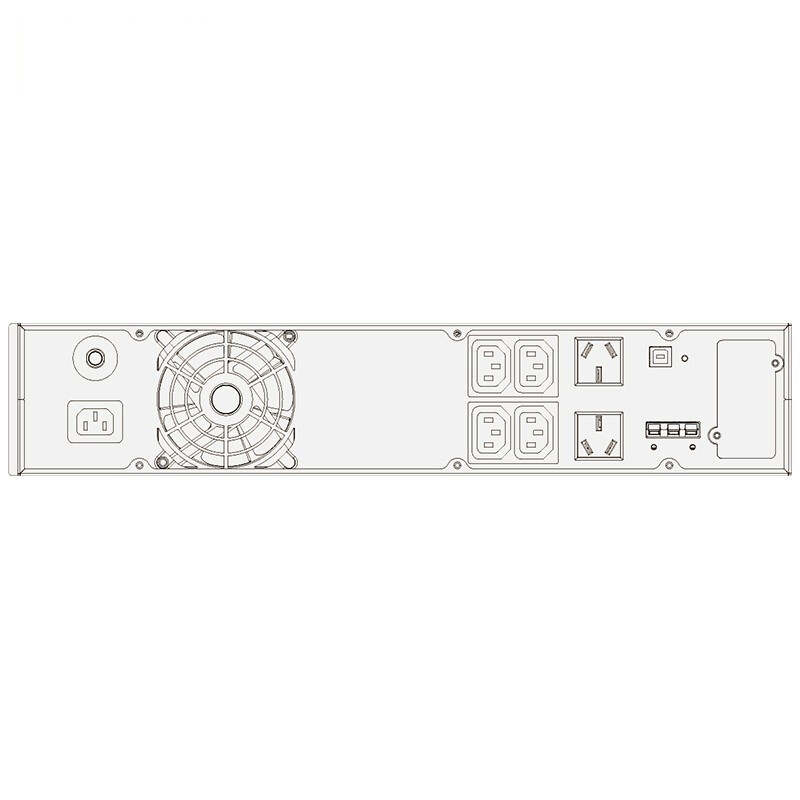 Compact Eaton DX RT 1KVA 2KVA 3KVA 6KVA 10KVA Single Phase Tower / Rack UPS for Security / Monitoring / Alarm