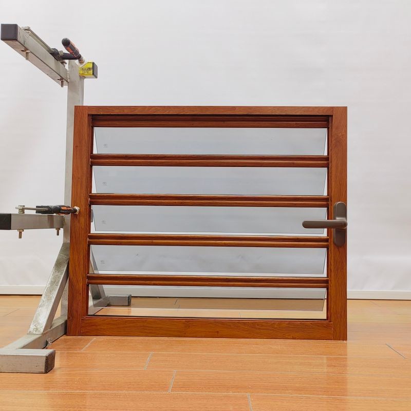 Invisible Aluminium Louver Window Ventilation Glass Blases Aluminium Louvre Frames