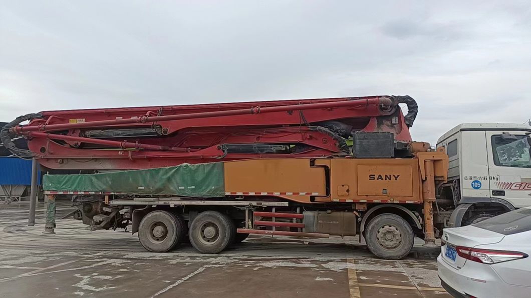Concrete Pump Truck SA Ny 52m Concrete Boom Pump Heavy Equipment Truck Mounted Pump Construction Equipment