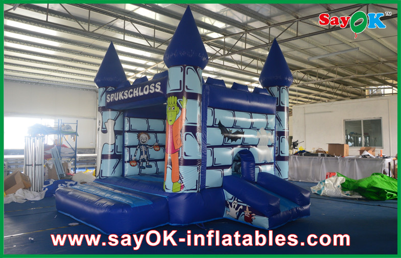 Durable PVC Inflatable Bounce Castle House Funny Halloween Pumpkin For Kids Bounce House Rentals
