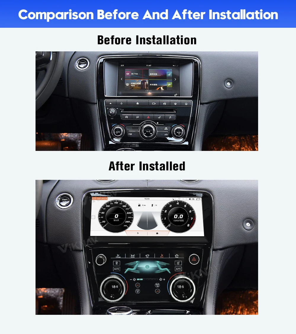 XJL XJ 351 Jaguar Stereo Upgrade 2009-2016 Android Car Radio 128G Multimedia Video Player