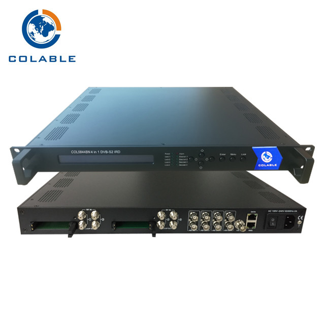 Encrypted Channels Satellite Descrambler Integrated Receiver Decoder For Conax Manufactures