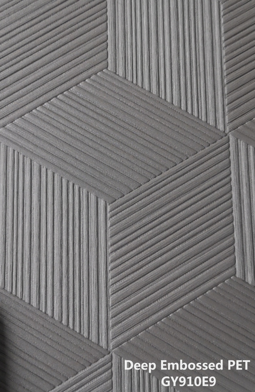 ISO14001 Deep Embossed E0 Uv Coating MDF Wall Panels