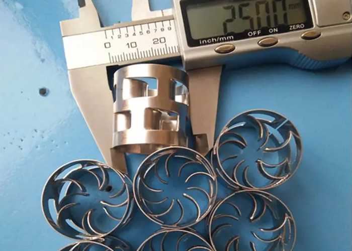 Ss 304 Metal Random Packing Pall Ring For Extraction Yh-50 50*50*0.8mm
