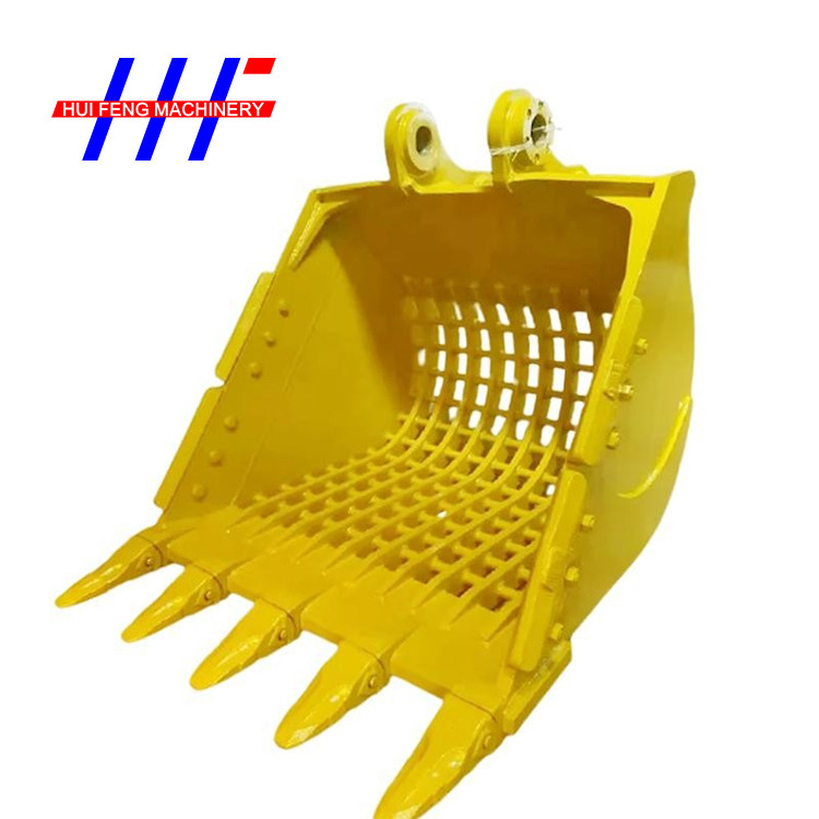 Engineering 7 Cubic Skid Steer Skeleton Rock Bucket compact excavator buckets