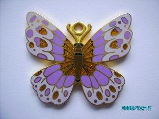 Competitive price Brass / Zinc alloy butterfly lapel pin badge