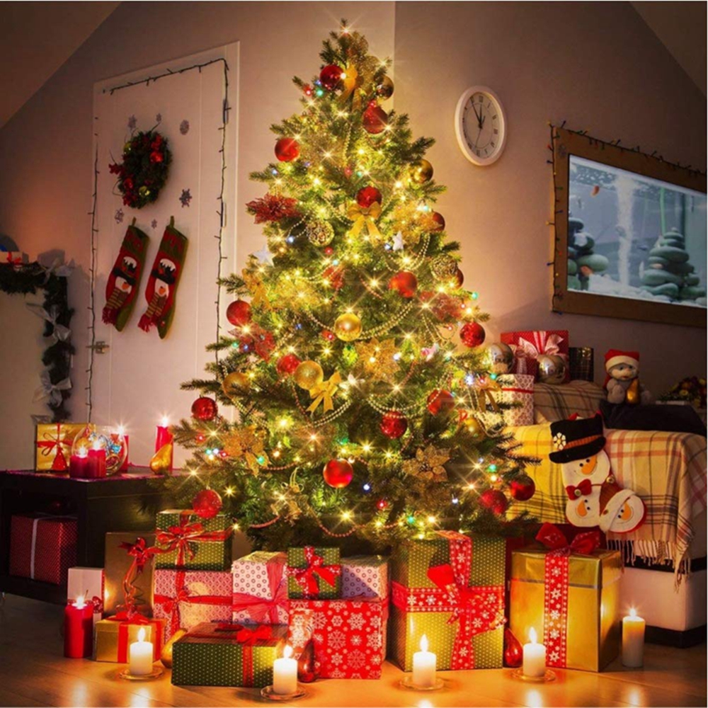 LED Garden Yard Solar Lamp String Lights 5M/10M/15M/20M 200 LEDs Fairy Holiday Christmas Party Garland Solar Garden Wate