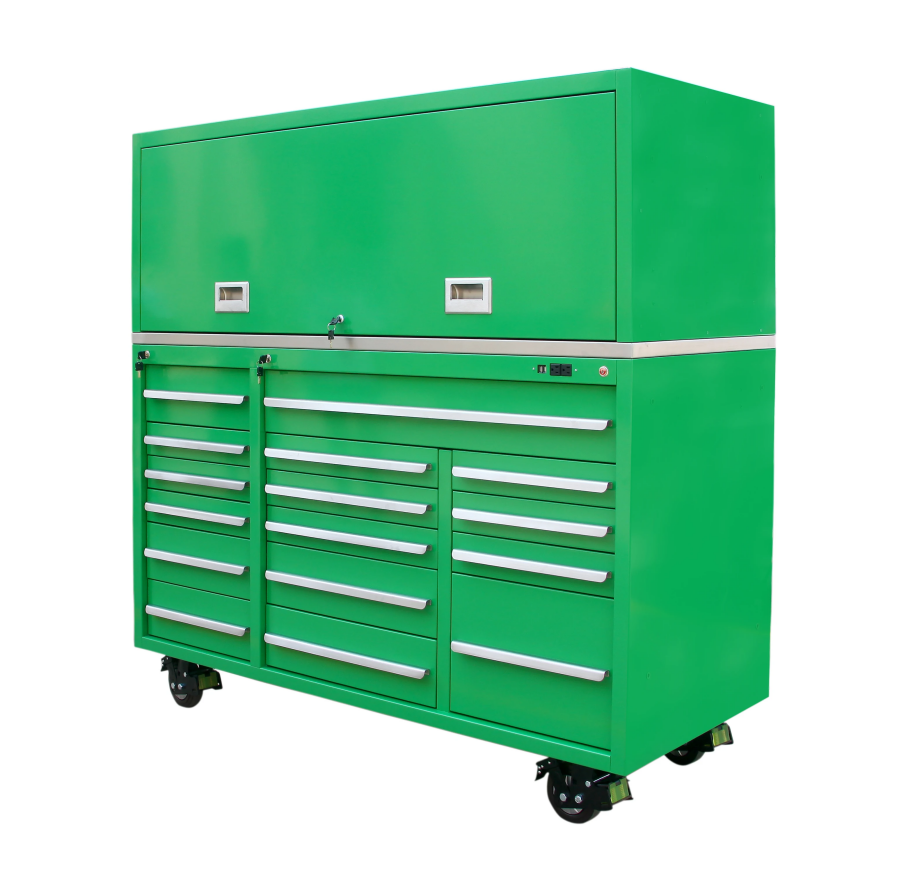 Car Service Tool Storage Silver Rolling Tool Box for Professional Mechanic's Cabinet