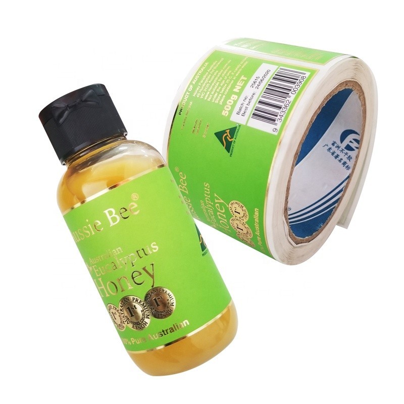 Cheap Self Adhesive Paper Sticker Customized Private Logo Food Labels With Glossy Lamination