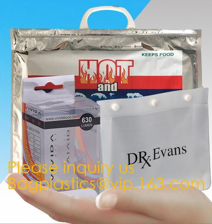 Aluminum Foil Food Use Disposable Cooler Bag Insulated Thermal Bag Organizer Storage Frozen Lunch Bag bagease bagplastic