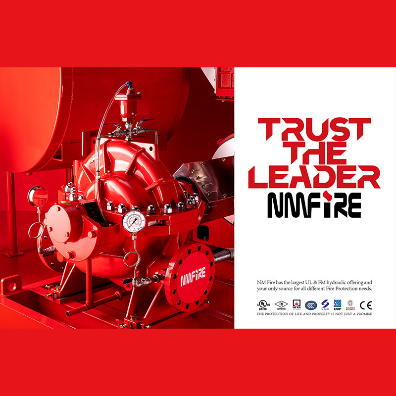 2500GPM 44-67m 62-95psi NMFIRE SCF200-150-370 Electric Motor Fire Pump UL FM Approved Fire Pumps Water Pump 568M3/H