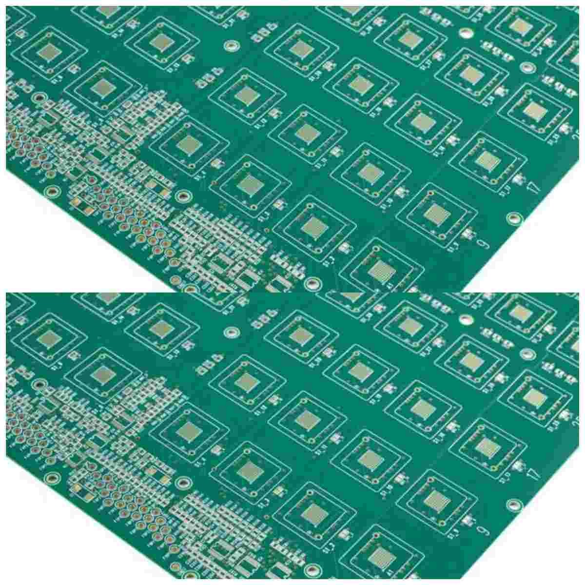 2.0mm Double Sided Copper PCB Board Green Solder Mask Immersion Gold