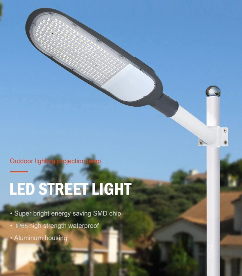 AC LED Chip Flood Smart Street Light Customizable Led Street Lamp 100w 200w 300w