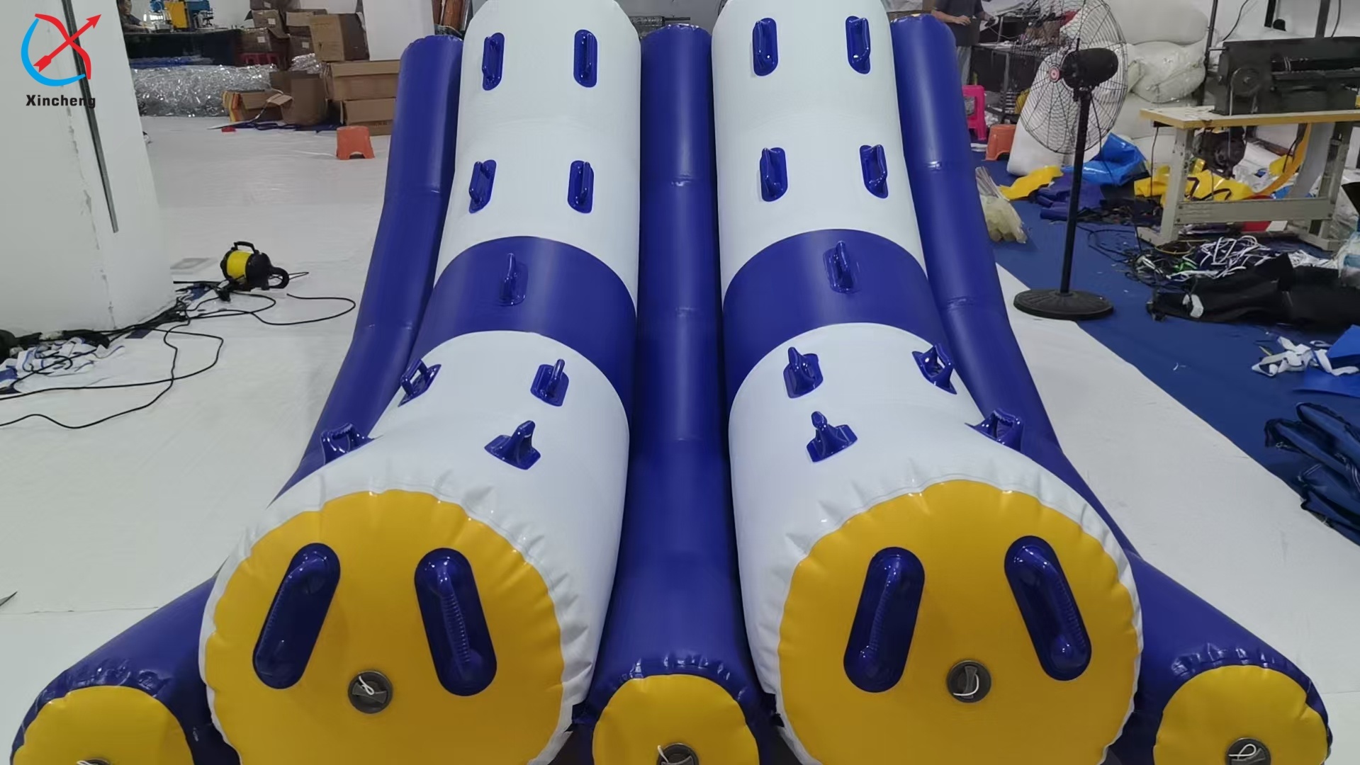 Factory Inflatable Water Games Durable PVC Thick Inflatable Floating Seesaw
