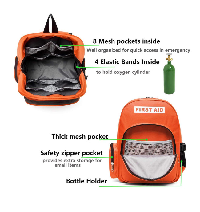 Nylon Fabric Medical First Aid Bag Essential Survival Medical Bag For Outdoor Survival