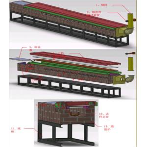 AstmeE84 Steiner Tunnel Testing Machine Fire Test Lab Testing Equipment UL910
