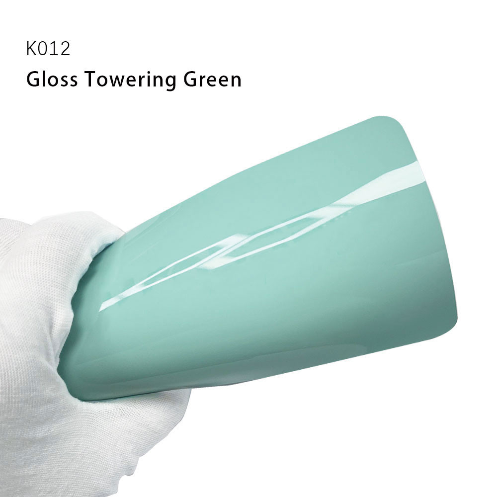 K012 Gloss Towering Green TPU Color Car Paint Protection Film Vinyl Wrap Sign
