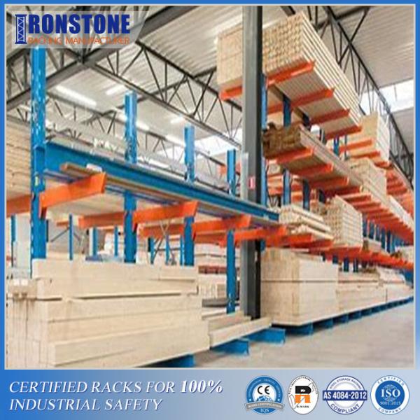 High Performance Powder Coated Industrial Cantilever Rack For Indoor and Outdoor