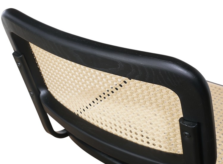29cm Back Rattan Office Chairs 0.092CBM Cane Adjustable Executive Revolving Office Chair