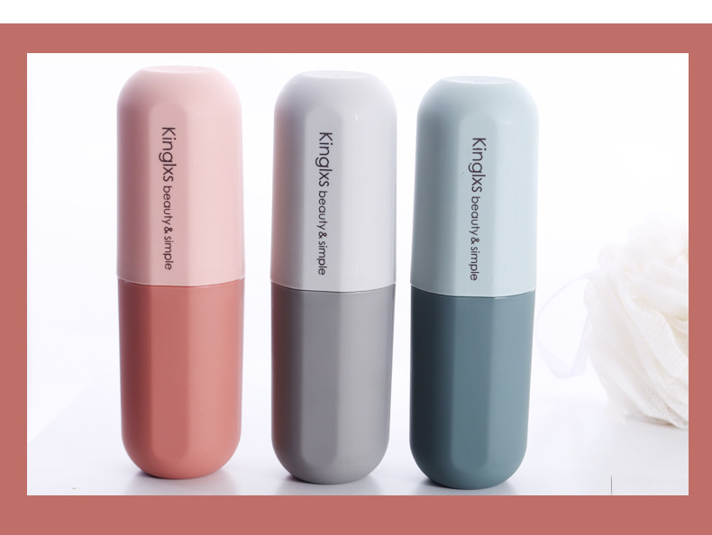 portable Travel Couples Toothbrush Toothpaste Box case