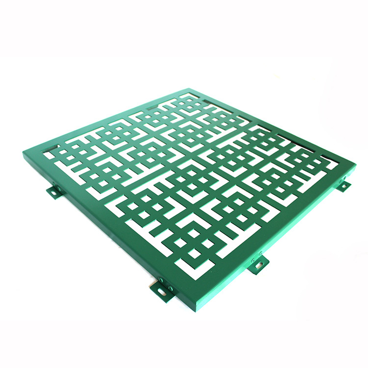 Galvanized Square Hole Perforated Metal Mesh Sheet 0.8mm Thickness