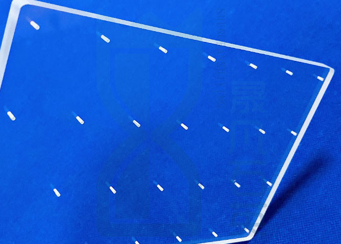 Temperature Resistant Silica Sio2 Fused Quartz Plate Precision Glass Machining