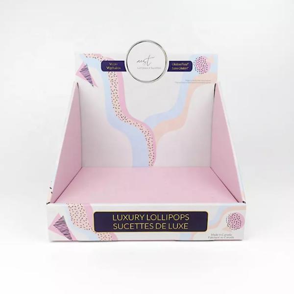 Retail Cardboard Countertop Displays , PDQ Cardboard POP Display For Candy