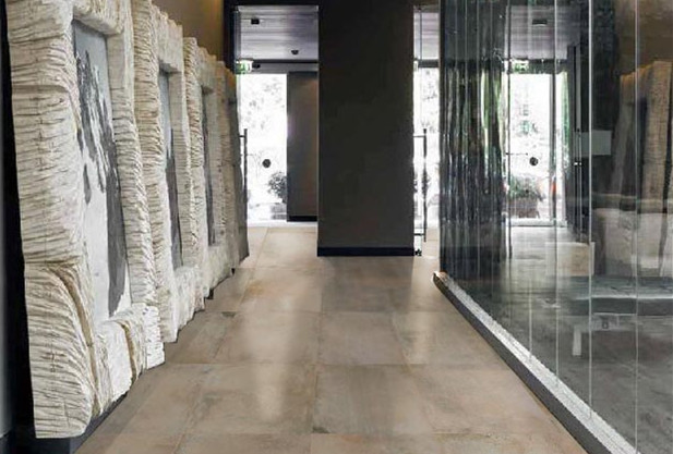 High Gloss Porcelain Cement Look Tile Matte Surface Treatments Acid Resistant