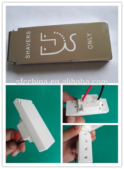 shaver socket for mirror