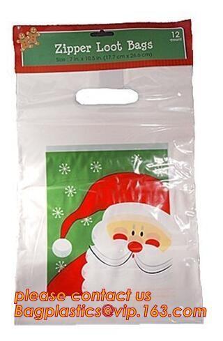 Christmas Designs Gift Bags Plastic Poly Bag Jumbo/Giant/XLarge with Tag,giant