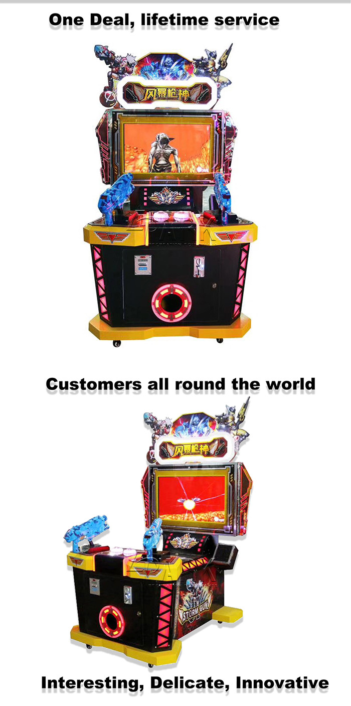 Frozen Heroes Electric Shooting Arcade Machines For Kids CE Certificate 60W