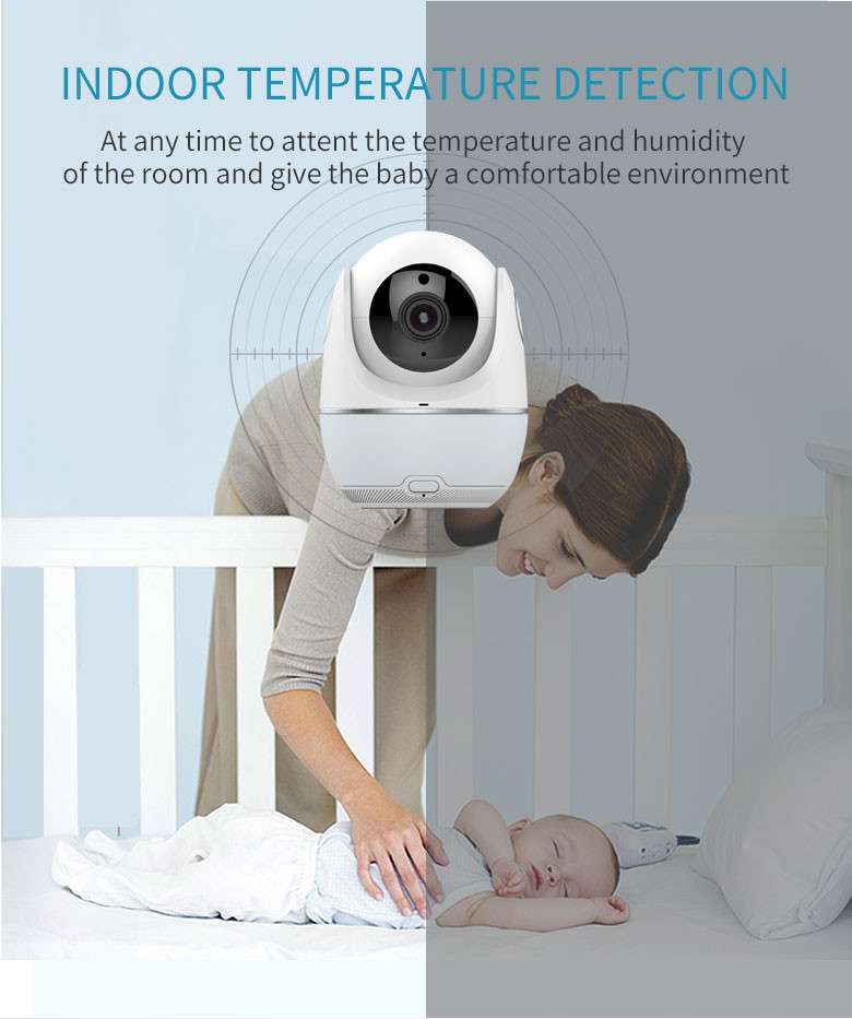 IR 720P Baby Monitor 4000MAh Built In Speaker Mic Big Size HD Screen 940 Wifi Pet Camera