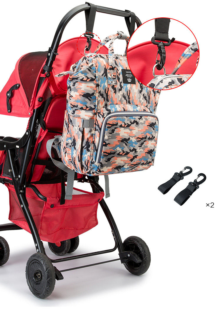 Fashion Mommy Bags Waterproof Oxford Women Backpacks Large Capacity Diaper Bag With Stroller Strap For Baby Care