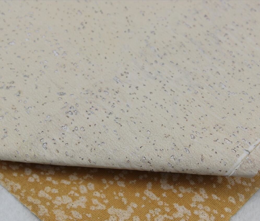 Promtional 1.4m Width Colored Cork Fabric in Nature Color for Shoes' and Bag's Making