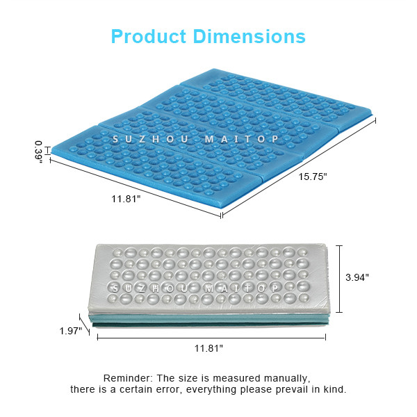 40x30cm XPE Foam Cell Camping Mat Moisture Proof Camping Floor Mat