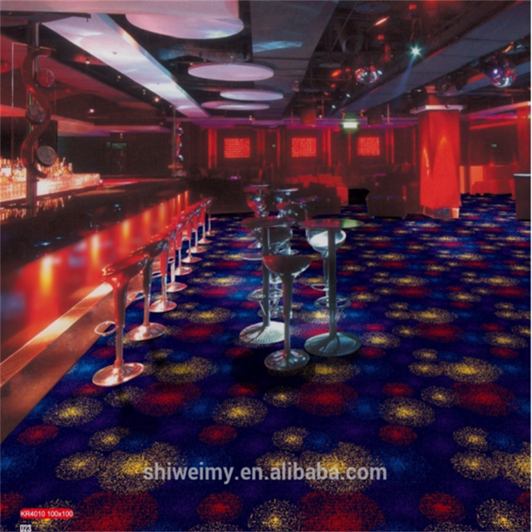 3d starry sky pattern wilton PP carpet with cheap price