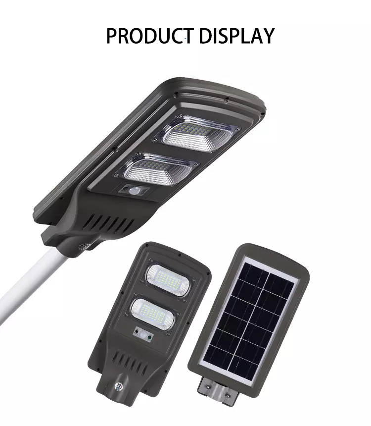 Motion Sensor IP66 90W Solar Led Street Light All In One For Garden