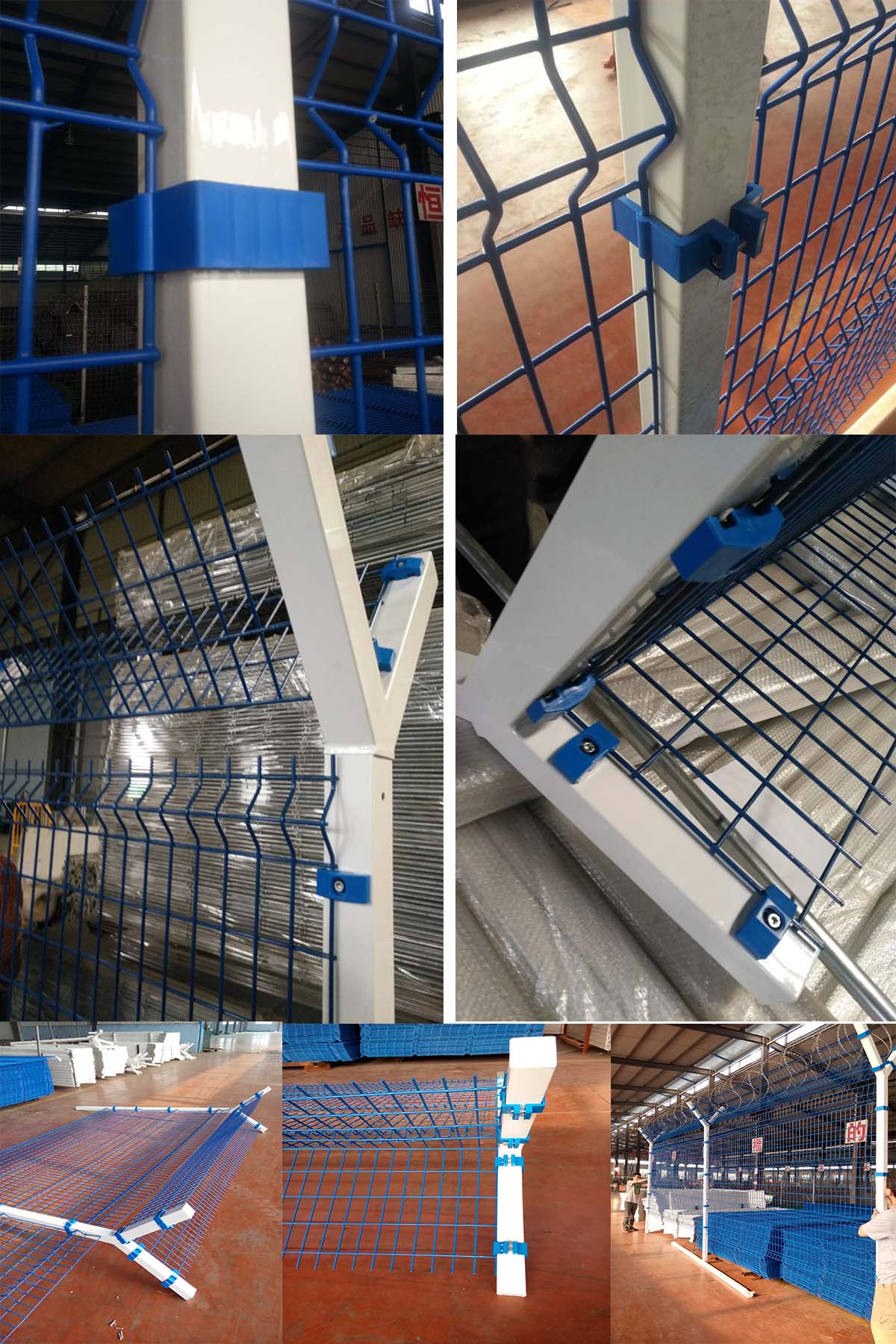 Factory Wholesales Prices PVC Coated Welded Security Airport Fence
