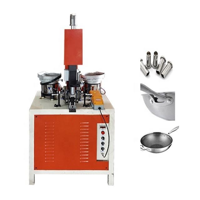 Servo Automatic Riveting Machine For Aluminum Frying Pan Pot Making