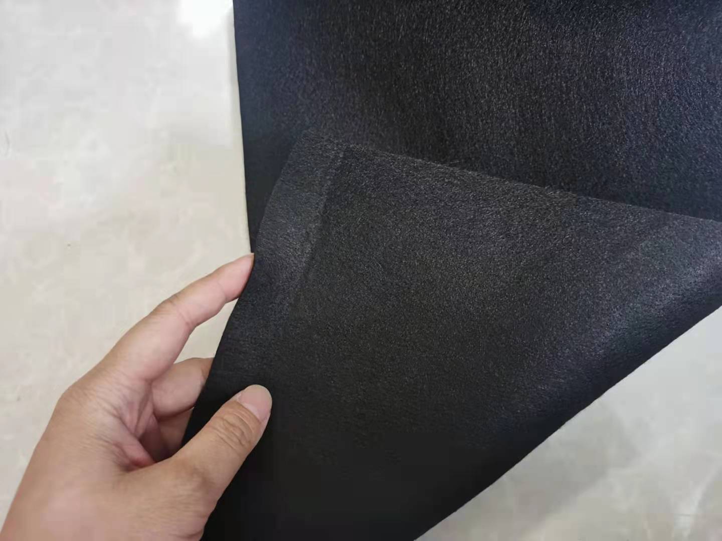 GAOXIN Nonwoven Cloth for Luggage Black Activated Carbon Dustproof Fiber at Affordable