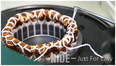 coil lacing machine